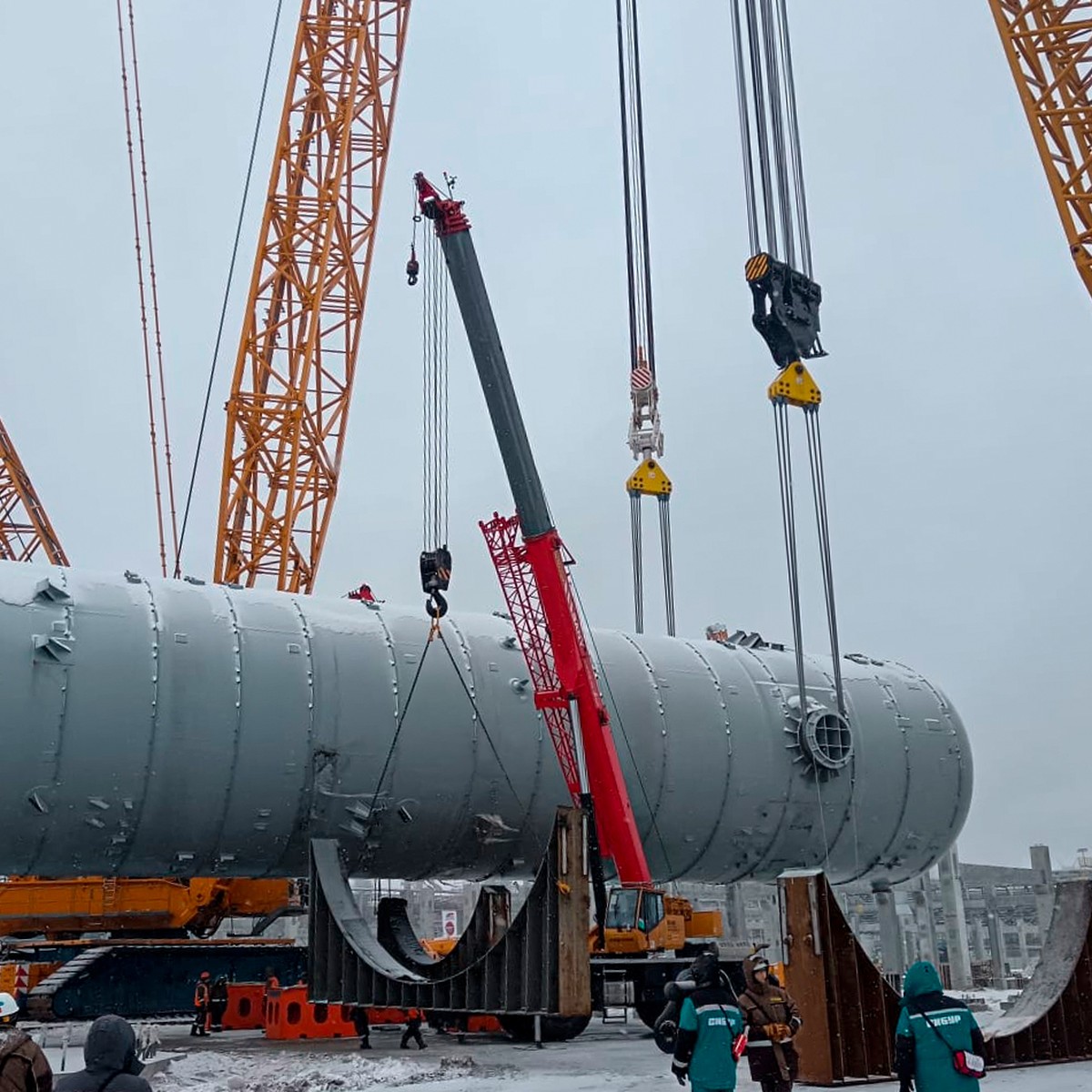 ванты на реакторе