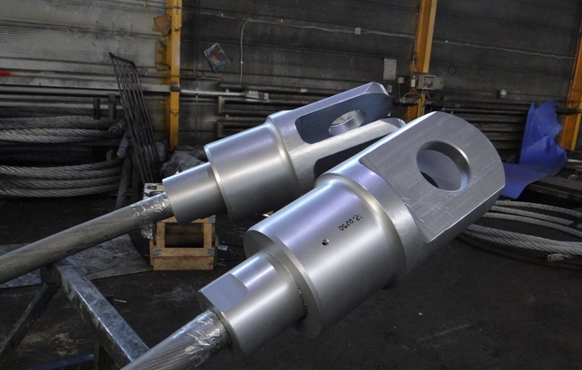 Ванты подвески стрелы экскаватора ЭКГ 18/ Специальная вантовая оттяжка заливная СВОз-85/15312